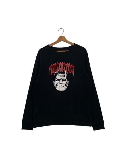 Other Designers GU - Frankenstein Big Logo Black Sweatshirt