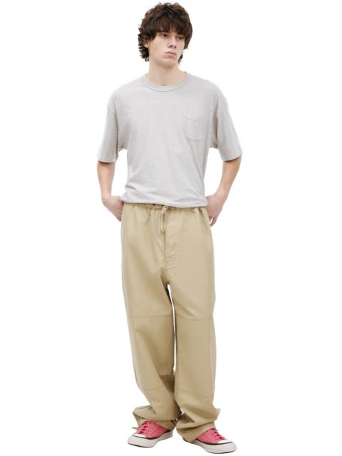 visvim WIDE COTTON TROUSERS