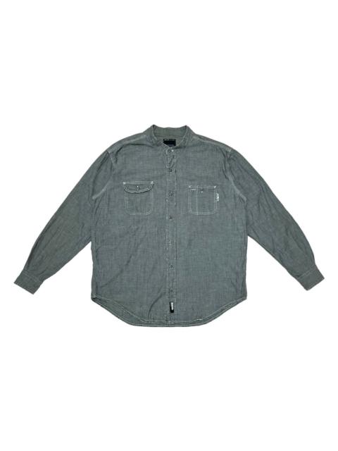 NEIGHBORHOOD Neighborhood salvation work shirt mandarin collar 2002