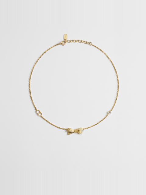 Dior CD Bow Necklace