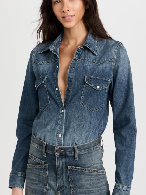 NILI LOTAN Travis Denim Shirt