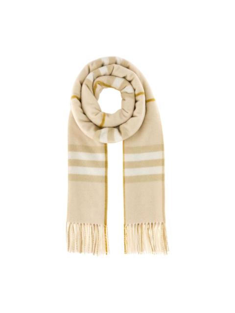 Burberry checked cashmere scarf