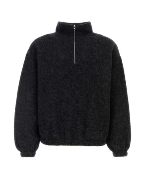 Jil Sander Jil Sander Men Slate Wool Blend Sweatshirt