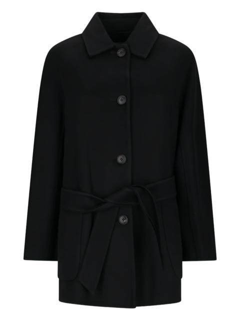 Max Mara Lembi belted buttoned coat
