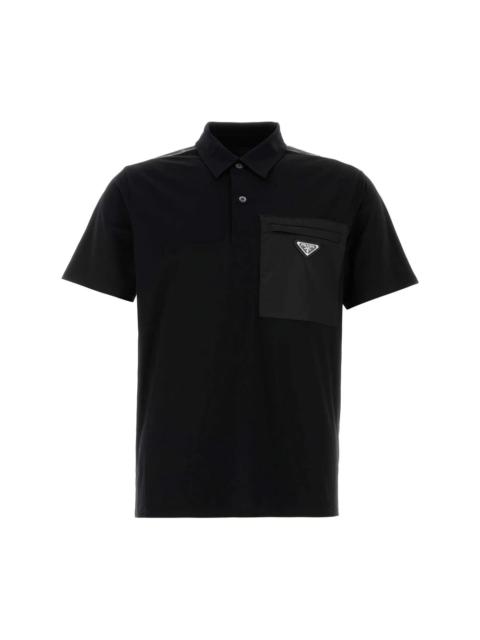 Prada Prada Black Polo Shirts Men