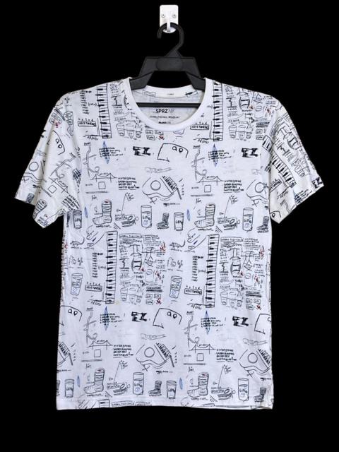 Other Designers Jean-Michel Basquiat - ART💥JEAN MICHEL BASQUIAT x UNIQLO 2014 FULL PRINT TEE SHIRT