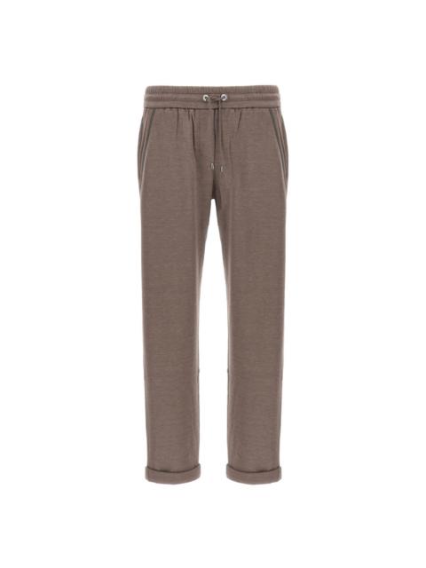 Brunello Cucinelli BRUNELLO CUCINELLI $1350 Brown Shiny Pocket Trousers New & A