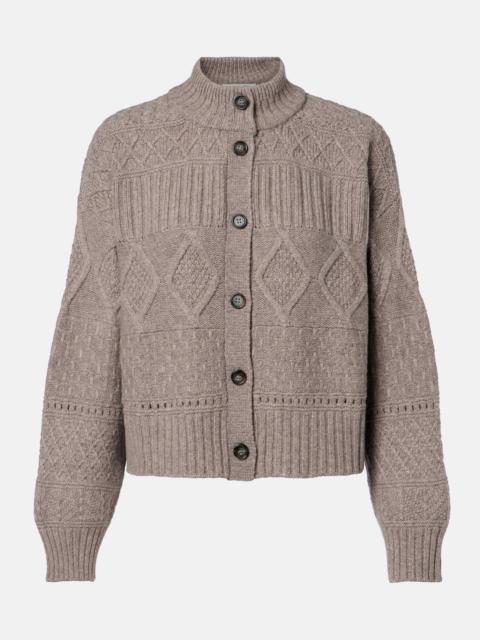 Altuzarra Amory cable-knit wool-blend cardigan