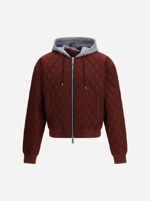 DSQUARED2 Quilted hooded Bomber Jacket