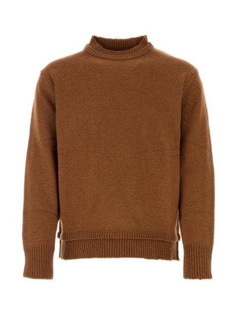 Maison Margiela Man Chocolate Wool Blend Sweater