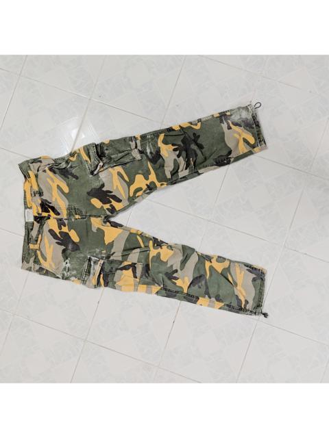 Other Designers Camo - Vintage Big For Sam Camo Faded Distressed Cargo Pants