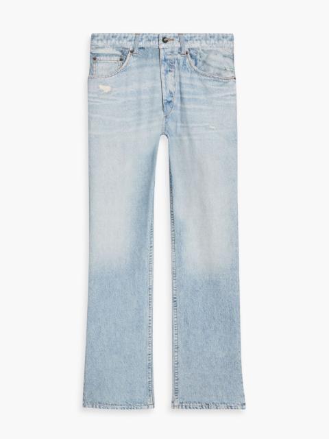 rag & bone Miramar denim-effect cotton-terry sweatpants