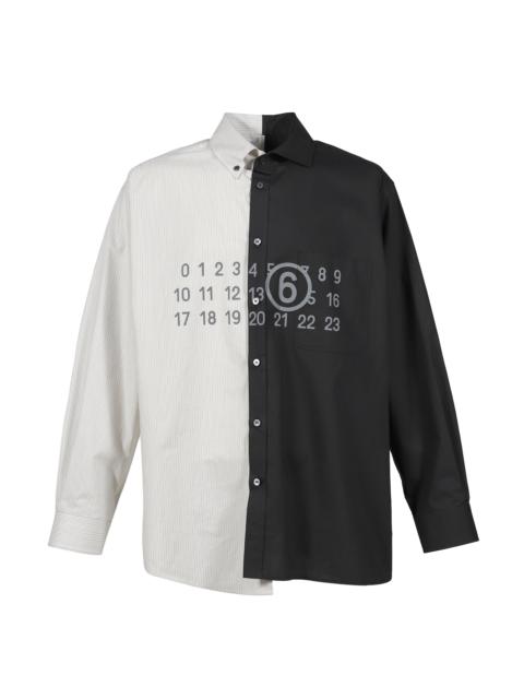 MM6 Maison Margiela LONG-SLEEVED SHIRT / BLK