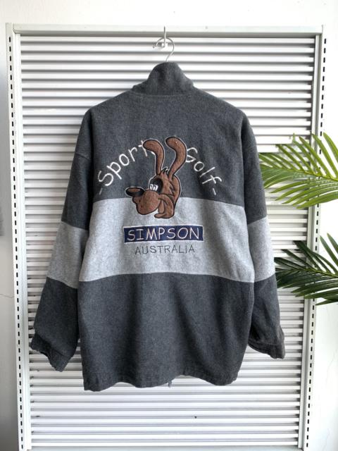 Other Designers Vintage - Vintage Simpson Australia Sport Golf Reversible ZipperJacket