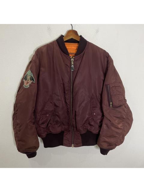 Other Designers Vintage Japanese Designer Ma-1 Reversable Bomber Jacket