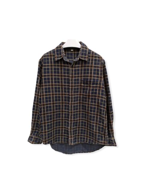Other Designers Japanese Brand - Japanese Brand Top Valu Plaid Tartan Flannel Shirt 👕