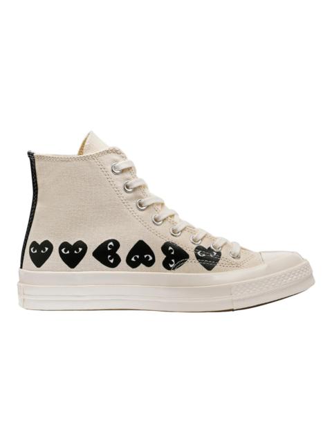 Comme Des Garçons Converse Multi Black Heart High Top