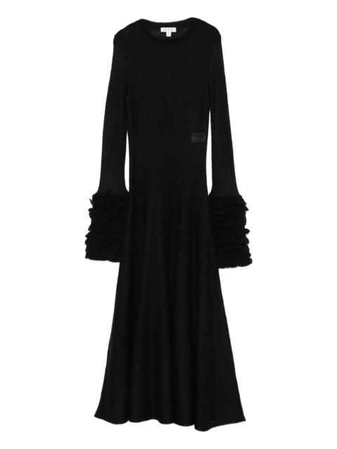 Alaïa ruffled midi dress