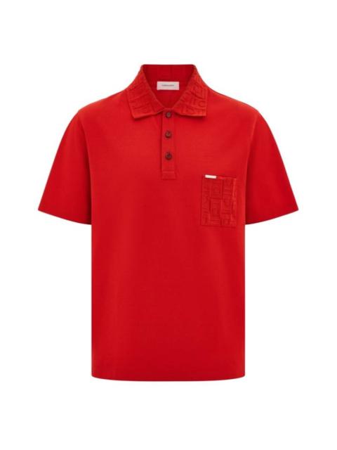 FERRAGAMO Ferragamo Jacquard Pocket Detail Polo Shirt