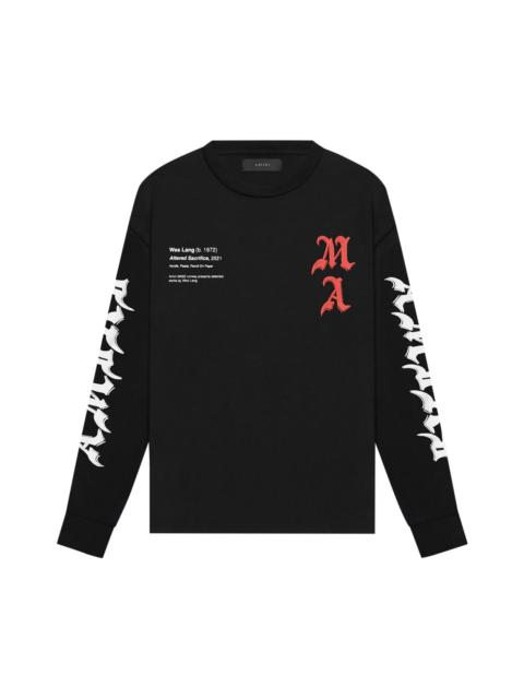 AMIRI Amiri x Wes Lang Solar Kings Long-Sleeve Tee 'Black'