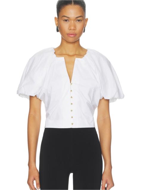 FRAME Dramatic Sleeve Blouse