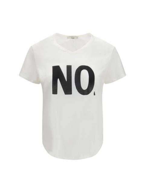 FENDI Fendi Noi Graphic Print Jersey T-shirt Avorio