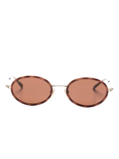 GUCCI oval-frame sunglasses