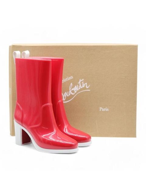 Christian Louboutin Christian Louboutin Loubirain Rubber Boots Red EU 39 US 8.5 - New