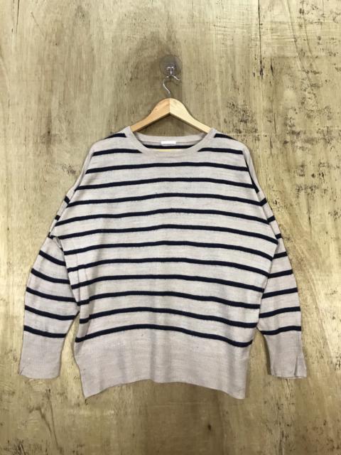 Other Designers Japanese Brand - Gu Baggy Striped Knit Sweater LikeKurt Cobain