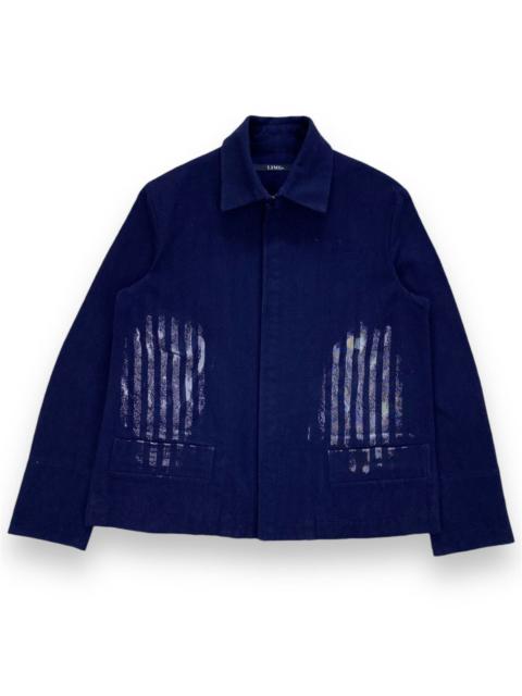 Yohji Yamamoto Limi Feu Yohji Yamamoto Mesh Distressed Jacket