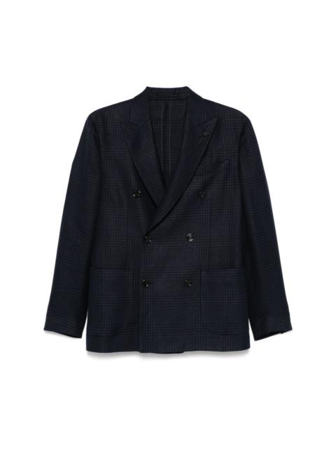 LARDINI checked blazer