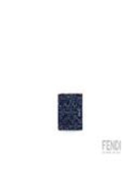 FENDI Fendi Men Denim-Effect Ff Jacquard Bi-Fold Wallet