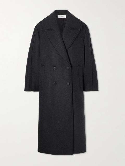 RÓHE Ezra Oversized Double-breasted Wool-blend Coat