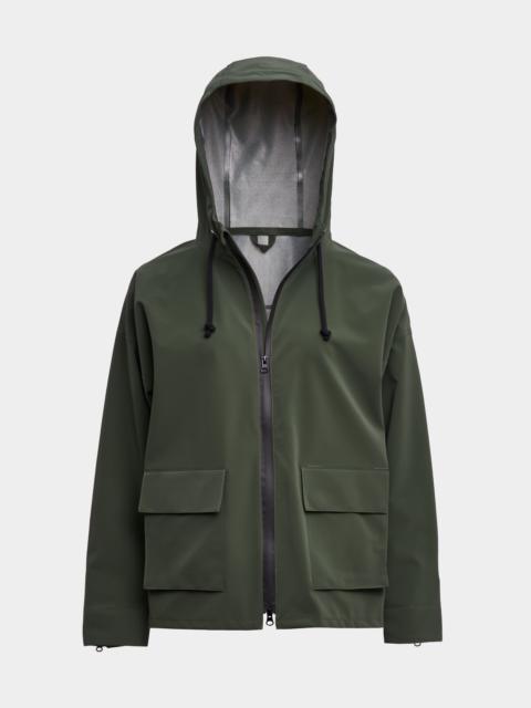 Stutterheim Sandviken Matte Zip Green