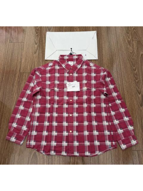 visvim VISVIM 24SS PIONEER KHADI CHECK SHIRT in red