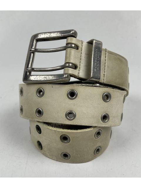 Burberry burberry distressed studded leather belt tc34