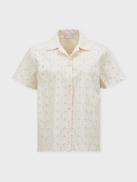 Moncler Shirt Broderie Anglaise Natural