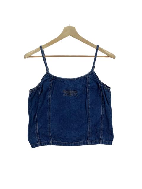 Other Designers Harley Davidson - Harley Davidson Denim Crop Tops #3845-133