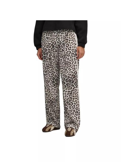 PUMA PUMA Women's T7 LEO LUXE All-Over Print Straight Pants -White/Brown