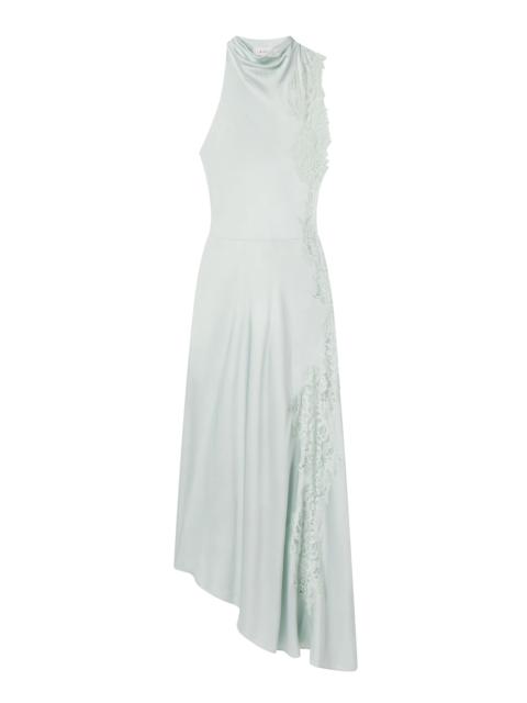 A.L.C. Josephine Satin and Lace Maxi Dress