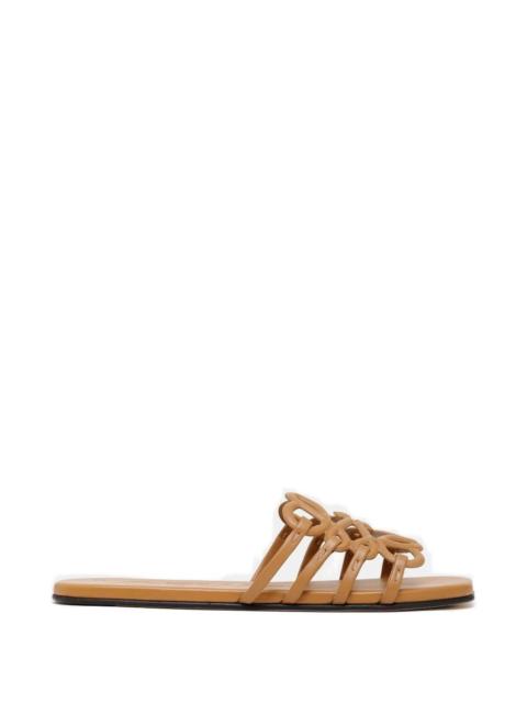 Loewe Loewe Women Petal Anagram Leather Sandals