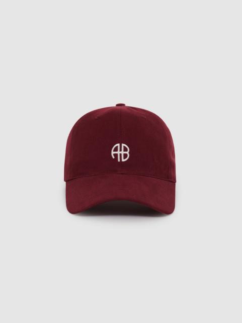 ANINE BING Jeremy Baseball Cap Ab - Cabernet