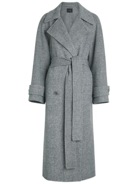 JOSEPH Joseph Navarre Herringbone Wool Coat