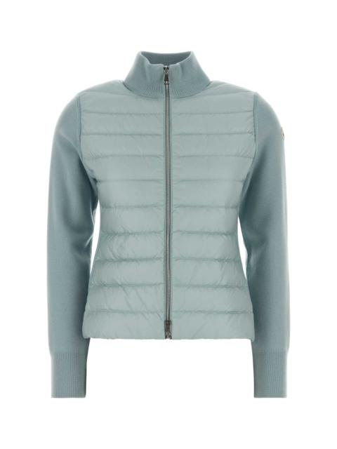 Moncler Pastel Light Blue Nylon Down Jacket