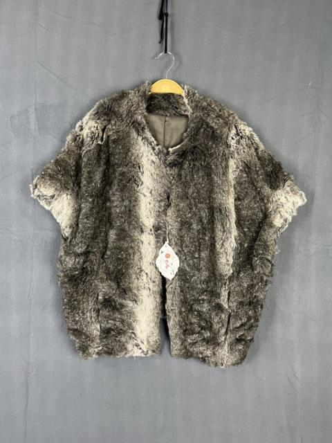 Other Designers Hysteric Glamour × If Six Was Nine × Japanese Brand - NWT $380 Full Faux Fur Short Sleeves Coat