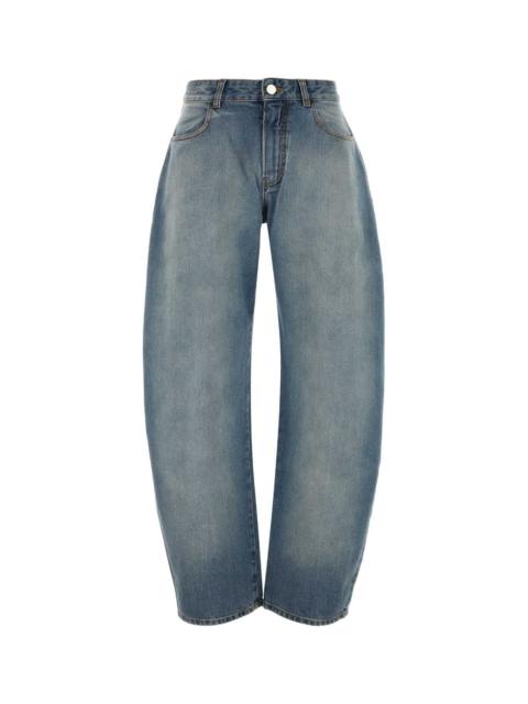 Alaïa Alaia Women Denim Wide-Leg Jeans
