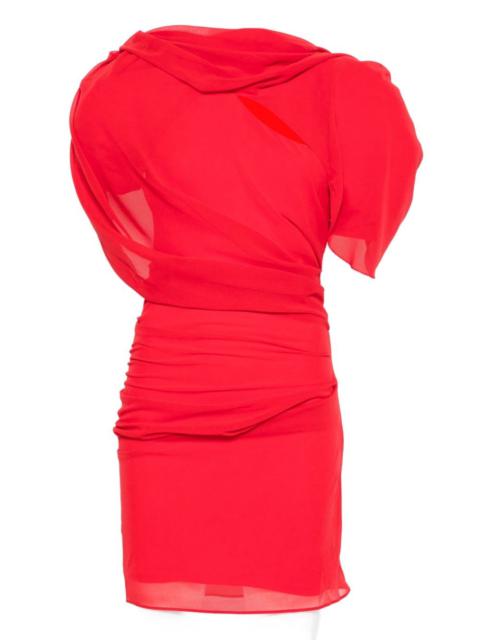 JACQUEMUS Draped mini dress