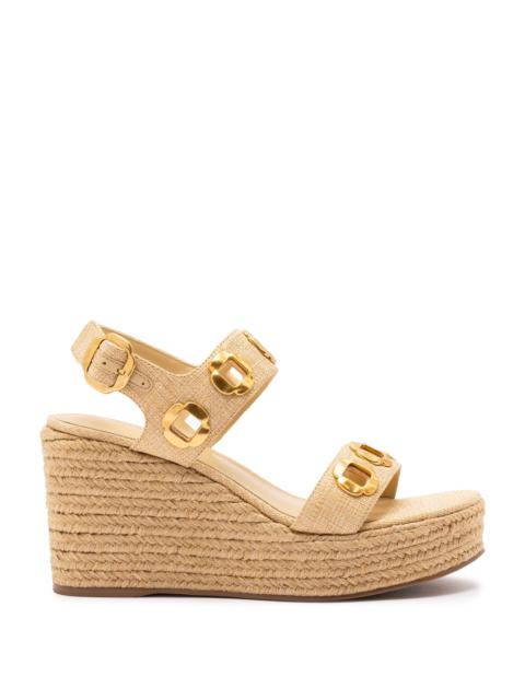 Other Designers Larroude - Larroude Milan Espadrille In Beige Raffia