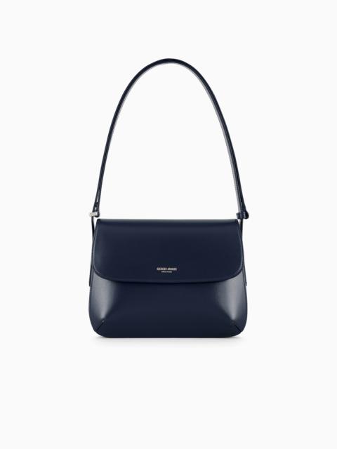 GIORGIO ARMANI Large palmellato leather La Prima bag