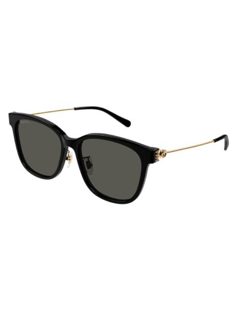 GUCCI Gucci Grey Square Ladies Sunglasses GG1884SK 001 56